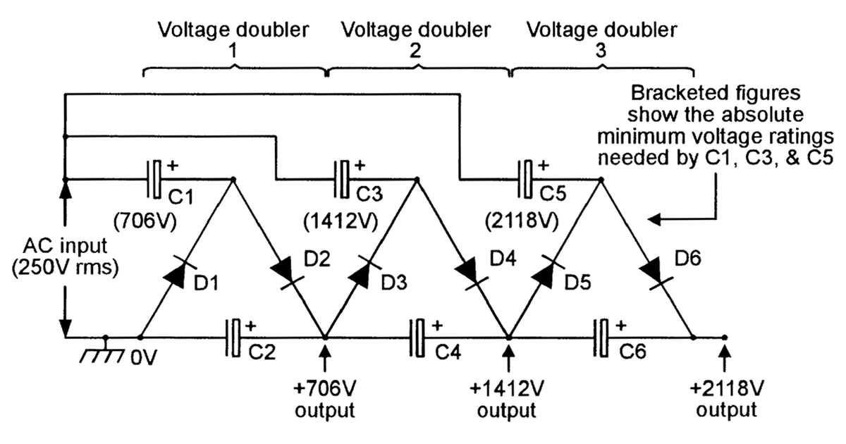 dc voltage booster circuit diagram