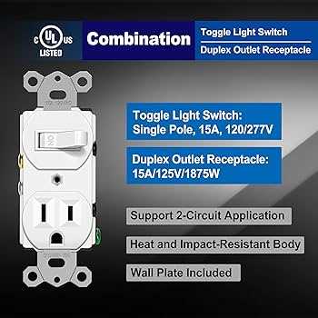 combination switch outlet wiring diagram