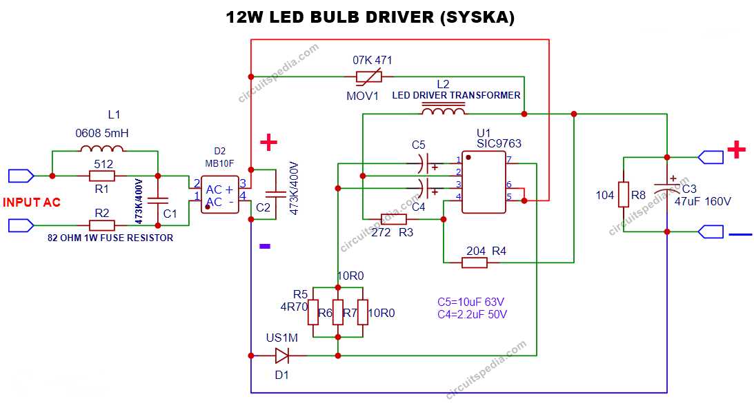 bulb circuit diagram