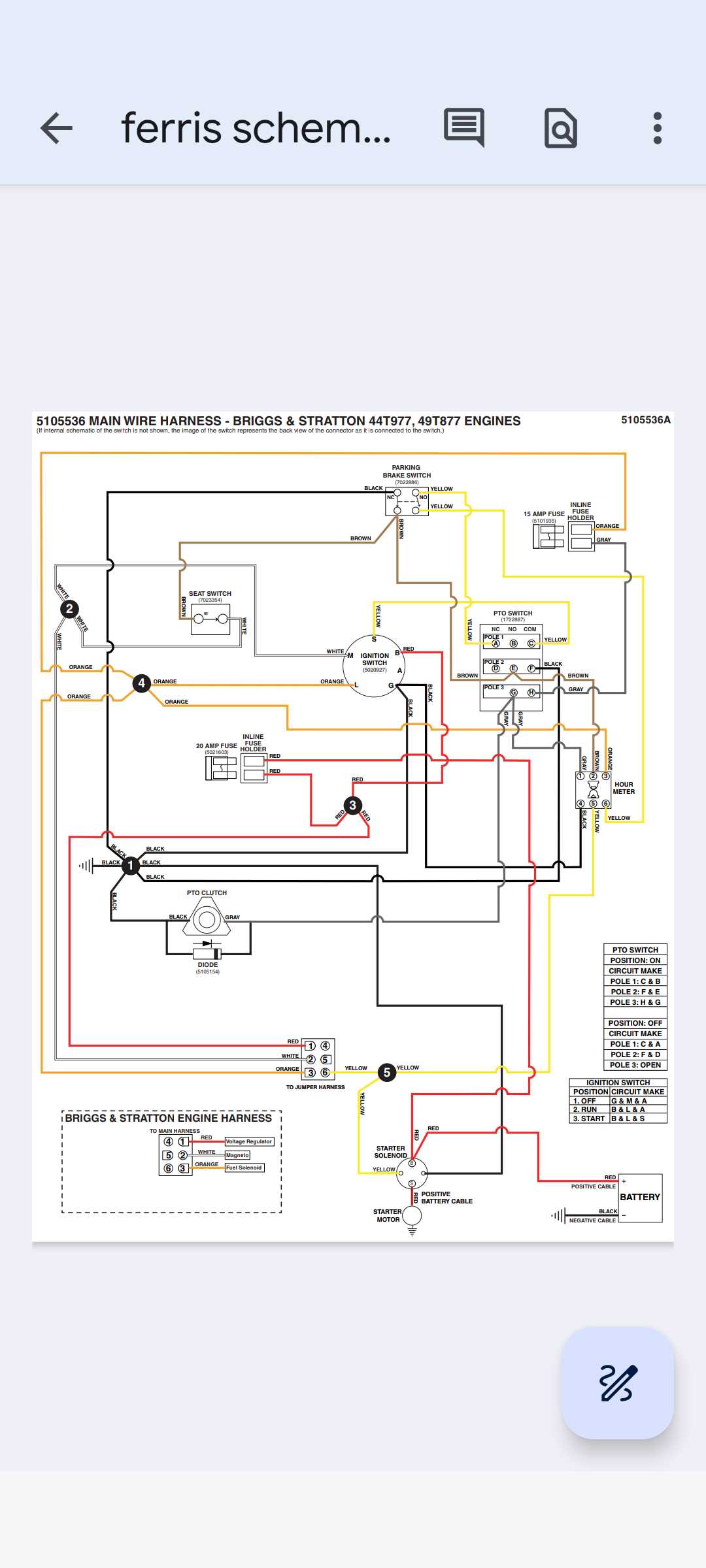 ignition schematic craftsman lawn tractor wiring diagram