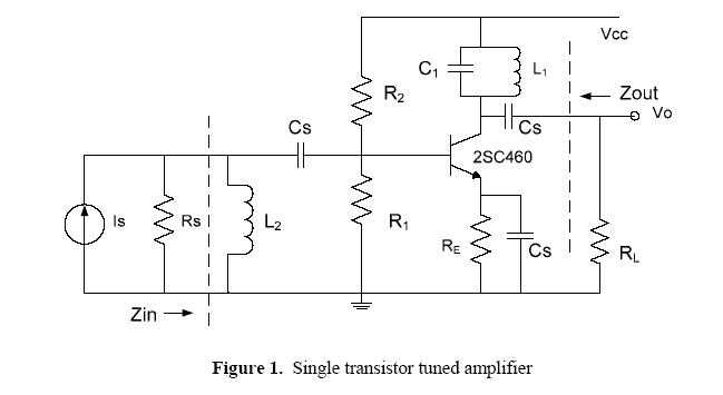 single tuned amplifier circuit diagram