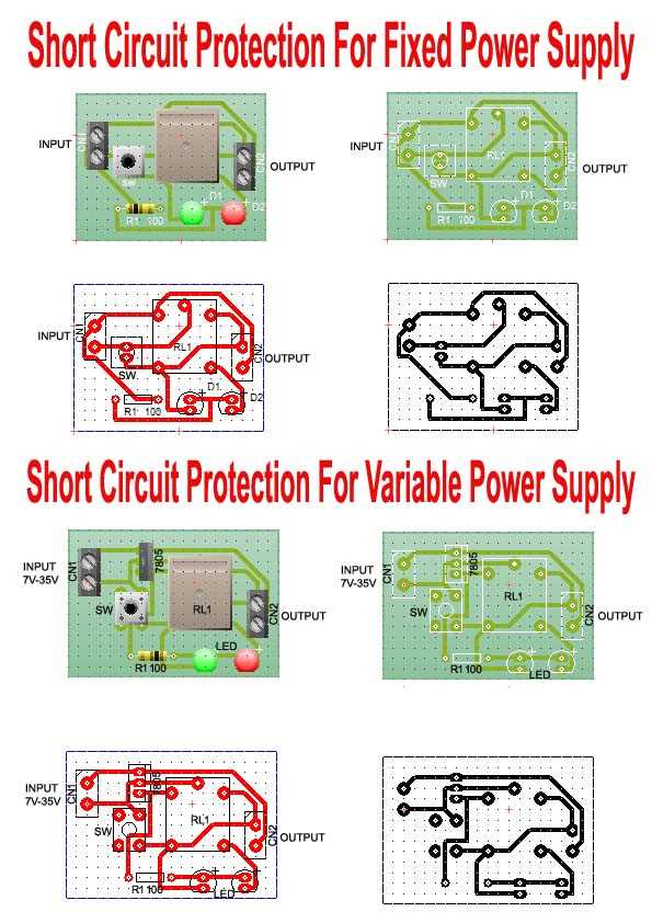 diagram of short circuit