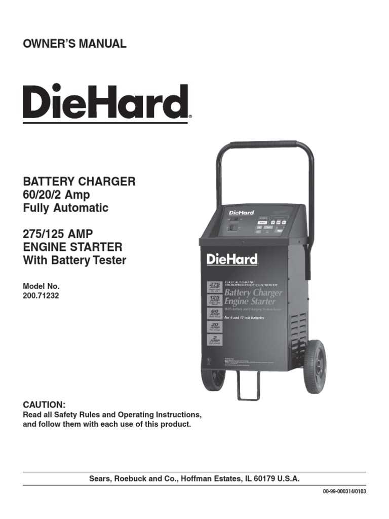 diehard battery charger wiring diagram
