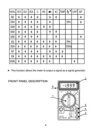 digital multimeter dt830d schematic diagram
