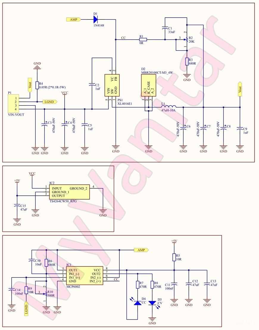 digital power supply schematic diagram