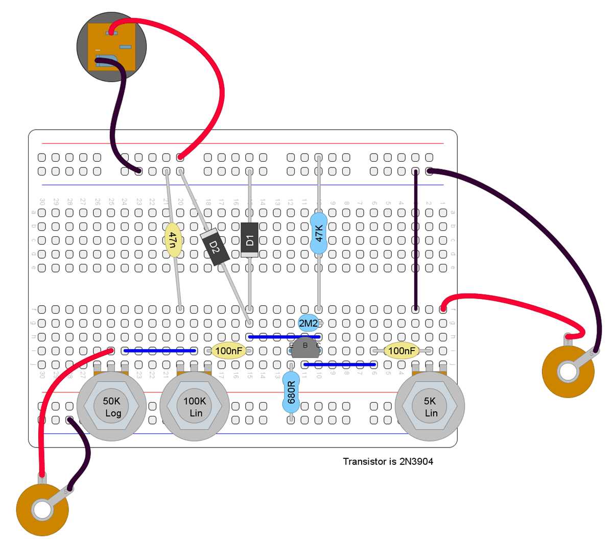distortion circuit diagram