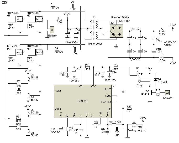 sg3525 circuit diagram