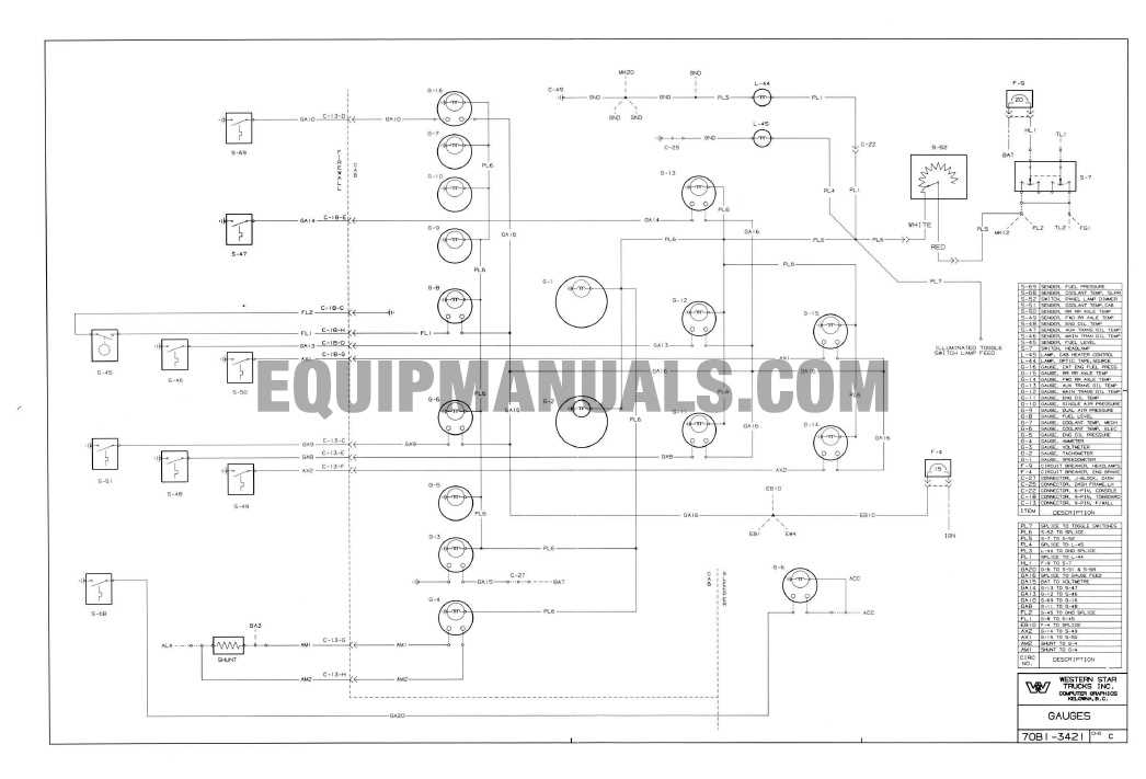 2015 western star ac wiring diagram