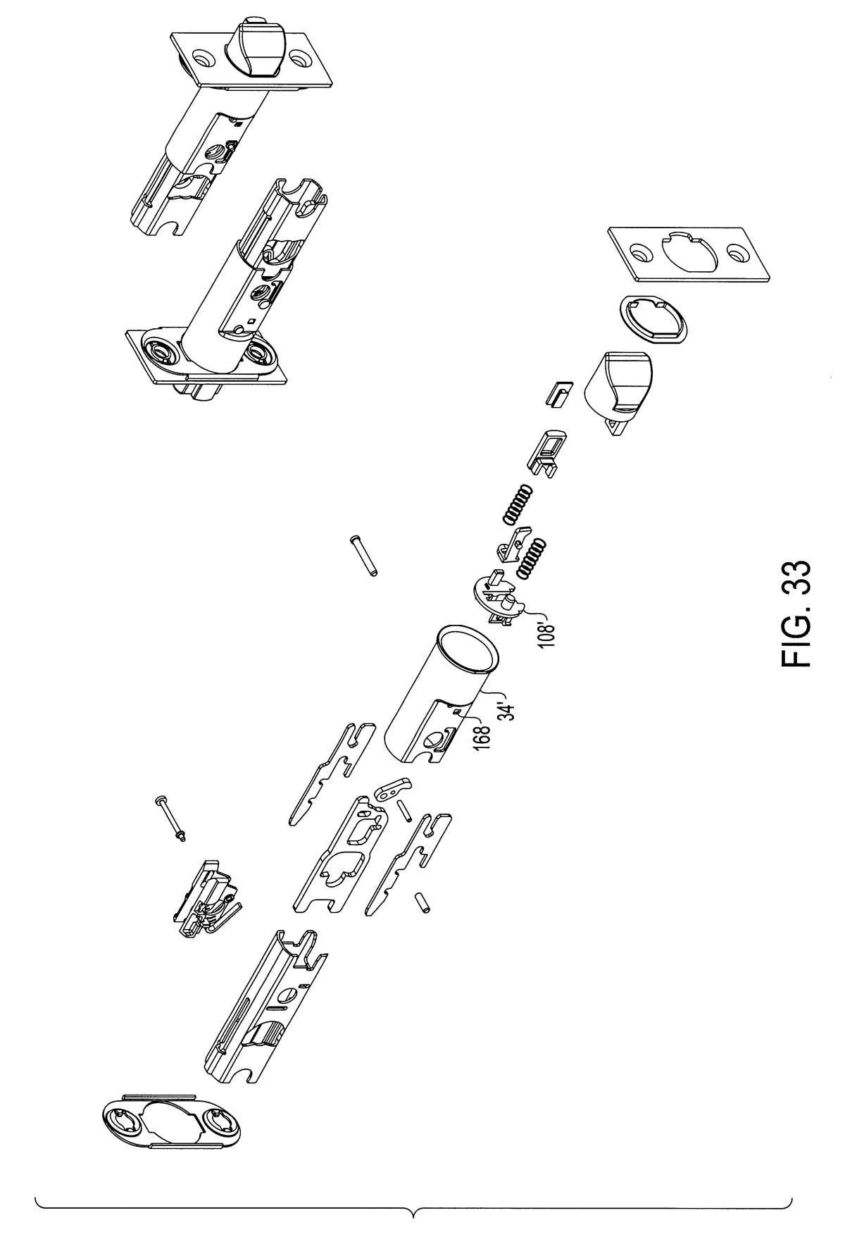 door knob with lock pick schematic diagram