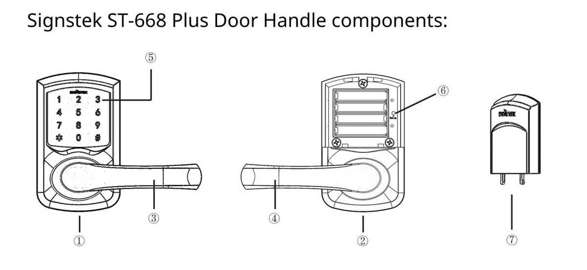 door knob with lock pick schematic diagram