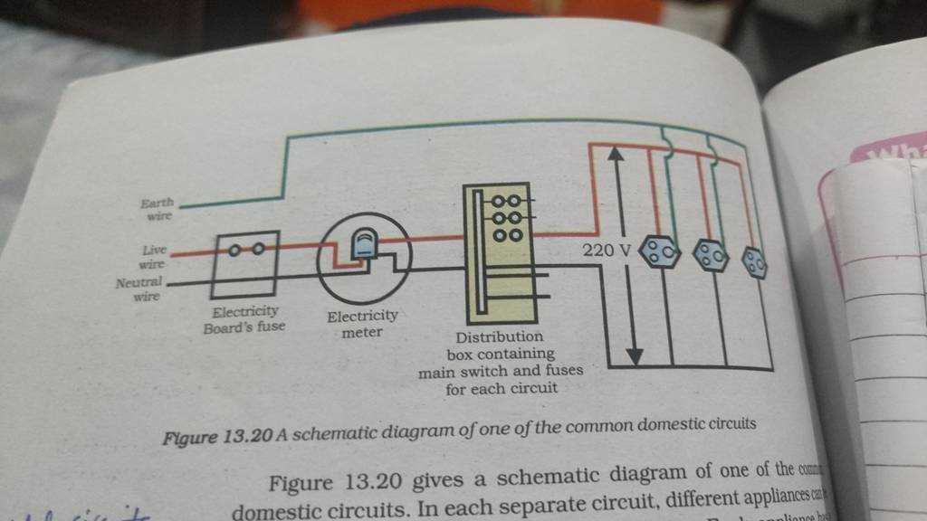 draw a schematic diagram of a common domestic circuit draw a schematic diagram of a common domestic circuit