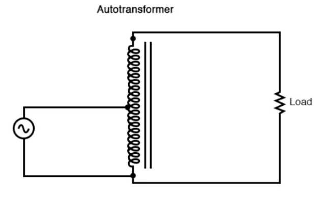 draw the schematic diagram of autotransformer starter