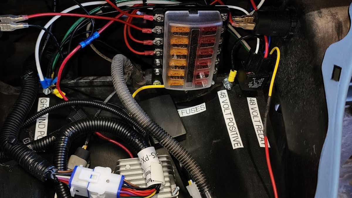 ds electric 48v club car wiring diagram 48 volt