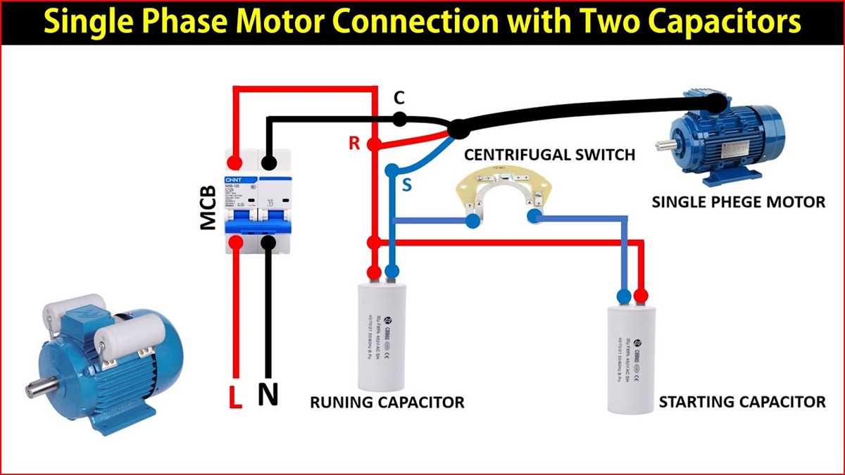 dual start capacitor wiring diagram