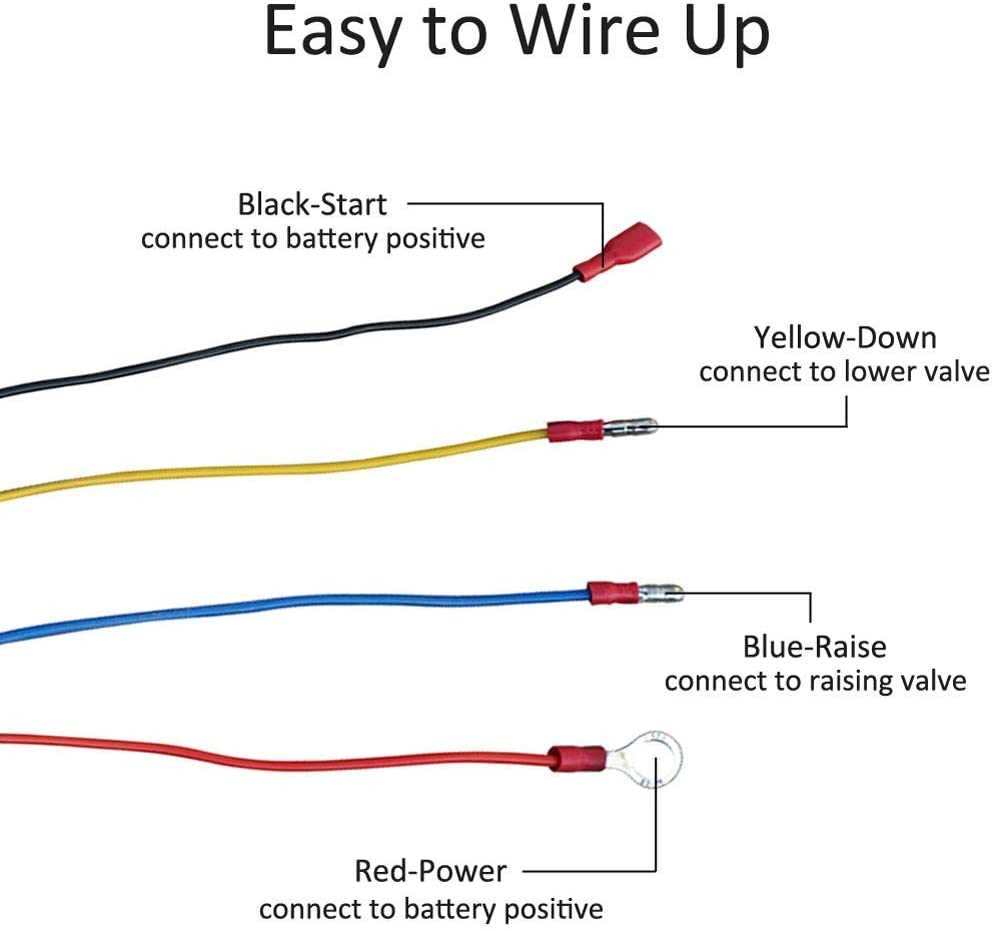 dump truck 12 volt hydraulic pump wiring diagram