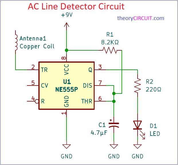 ac current detector circuit diagram