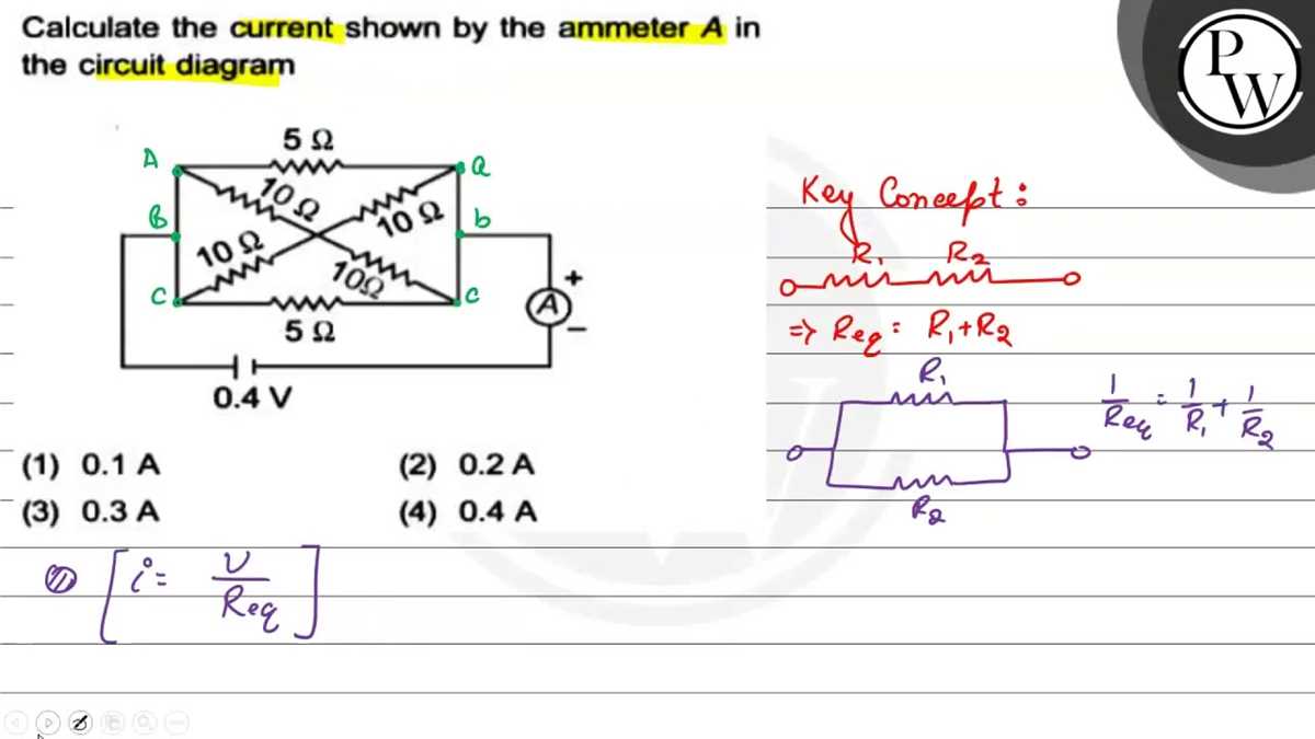 ammeter diagram circuit