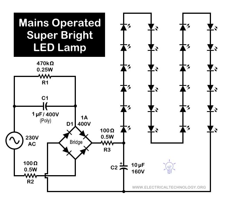 circuit diagram with led