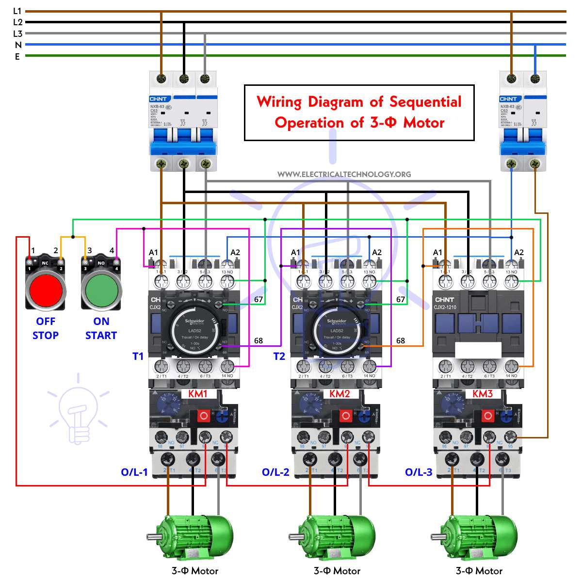 motor in circuit diagram