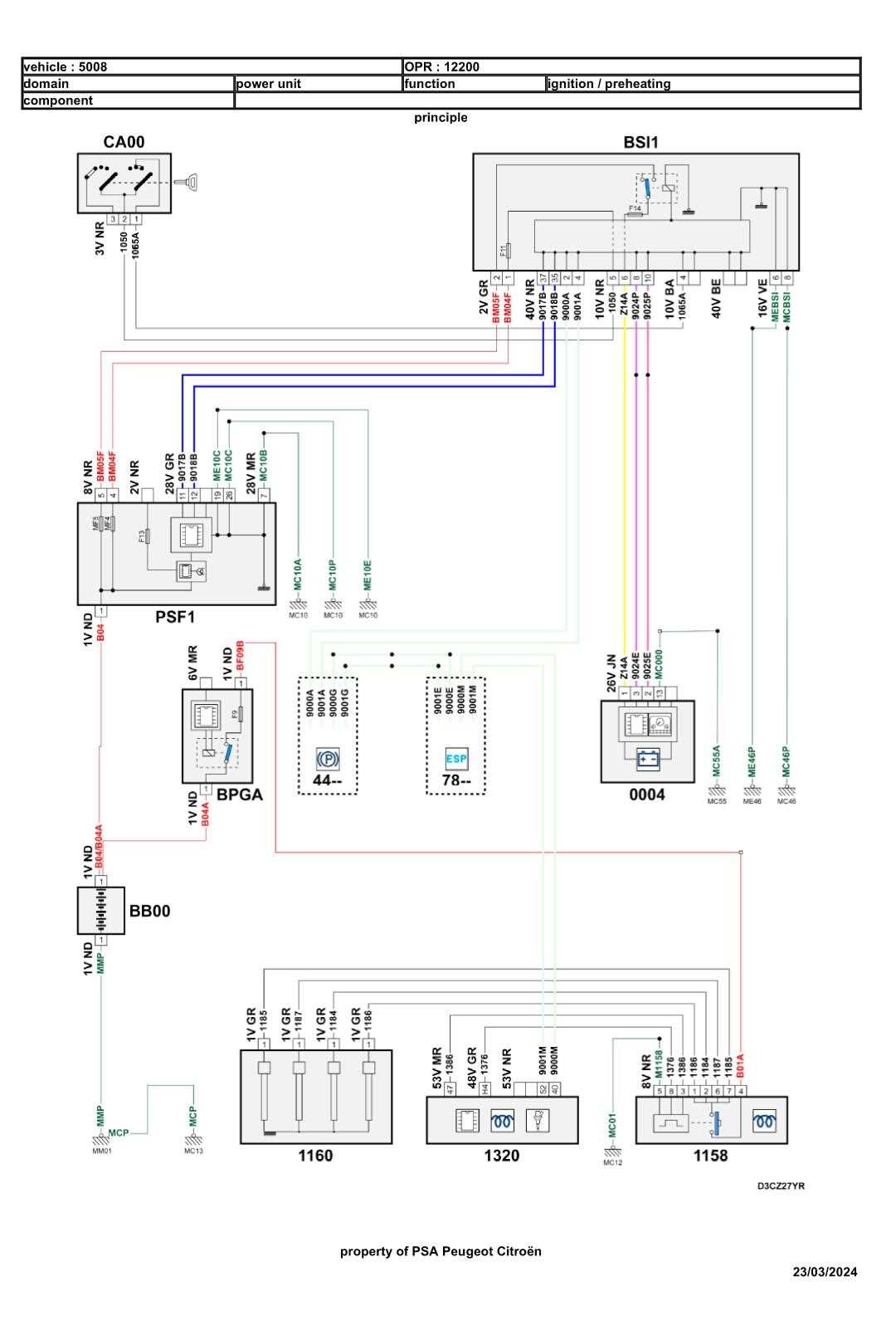 glow plug circuit diagram