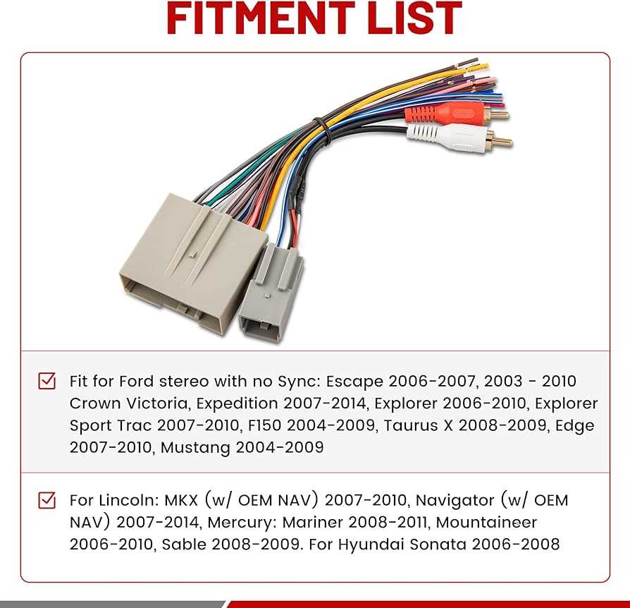 2010 ford edge radio wiring diagram