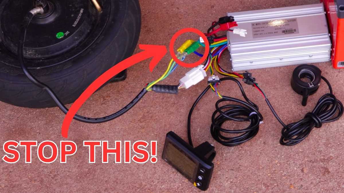 electric bike battery wiring diagram