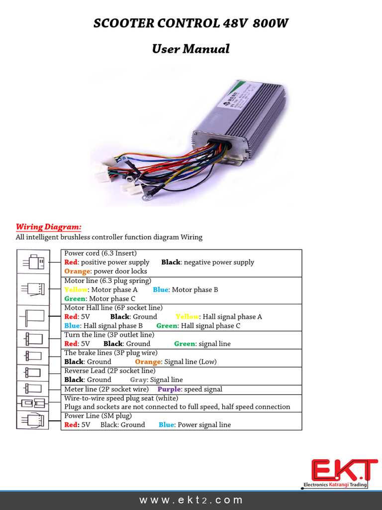 electric scooter schematic diagram