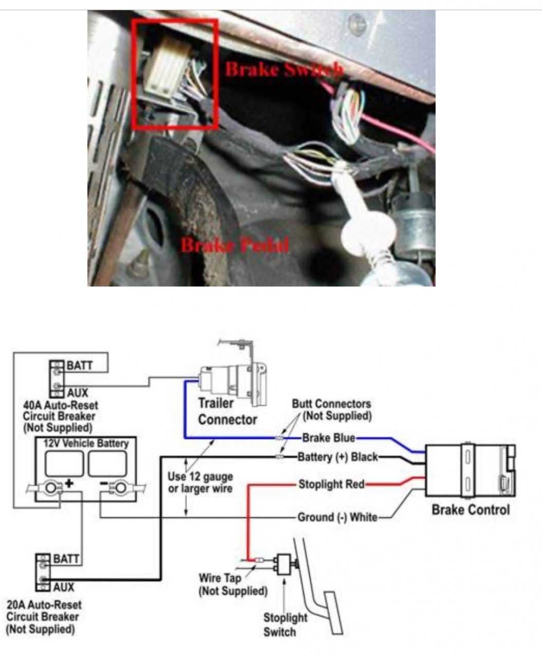 electric trailer brake controller wiring diagram electric trailer brake controller wiring diagram
