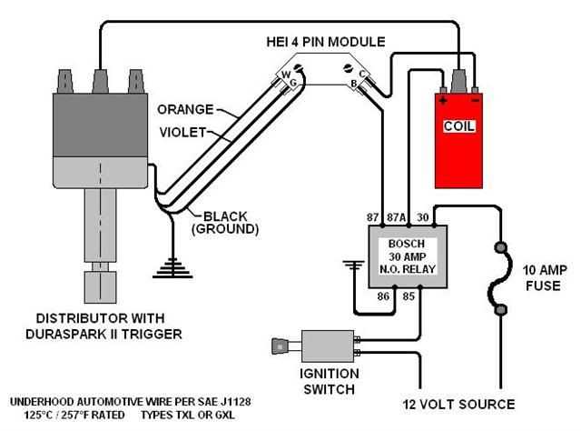 electronic ignition schematic diagram