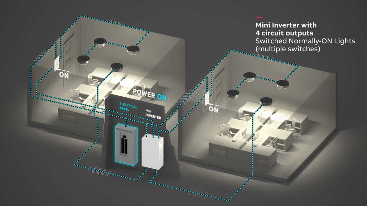 emergency lighting inverter wiring diagram