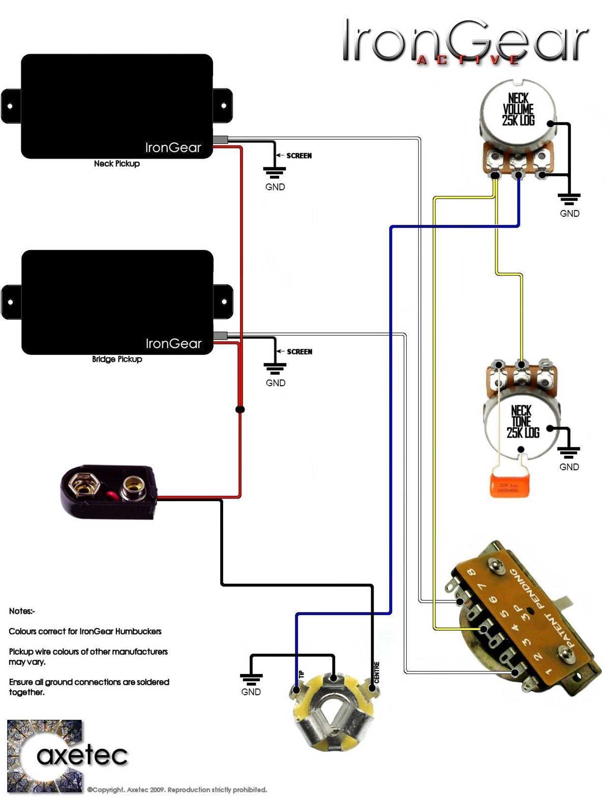 emg 81 wiring diagram