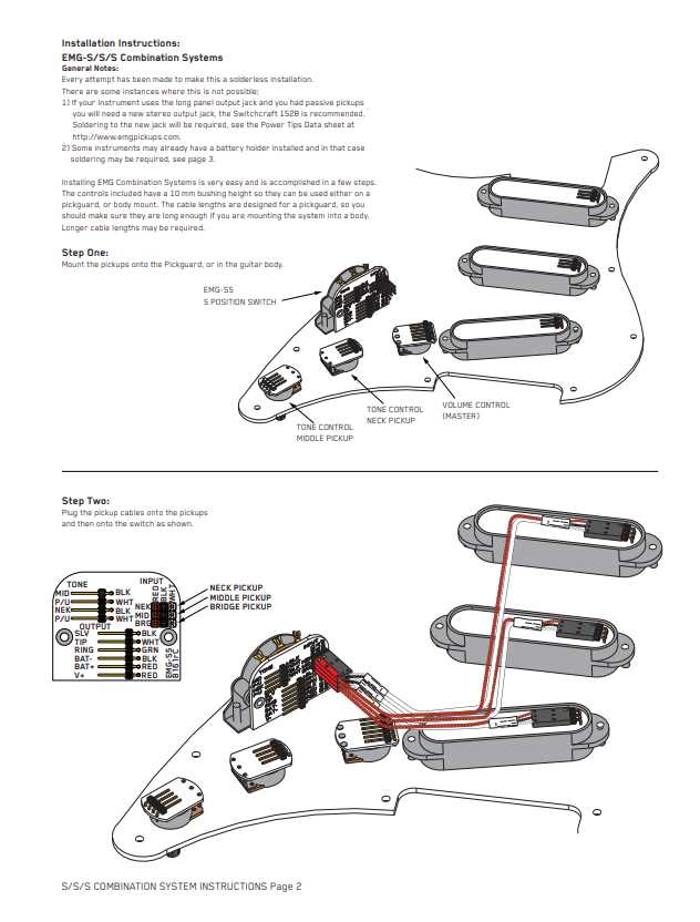 emg wiring diagram 1 volume 1 tone