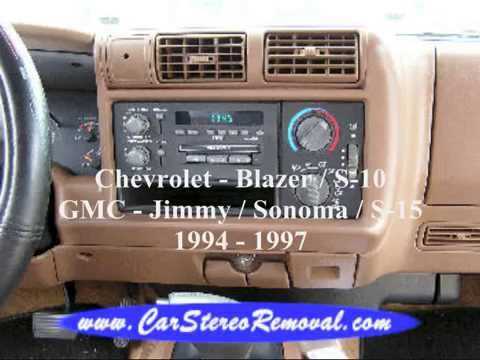 1996 chevy blazer stereo wiring diagram