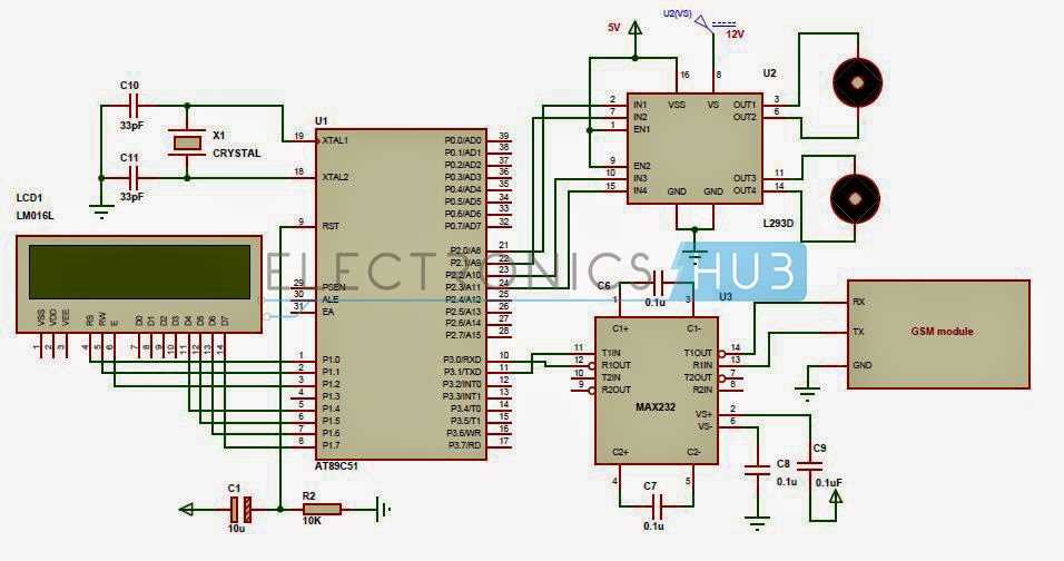 gsm schematic diagram