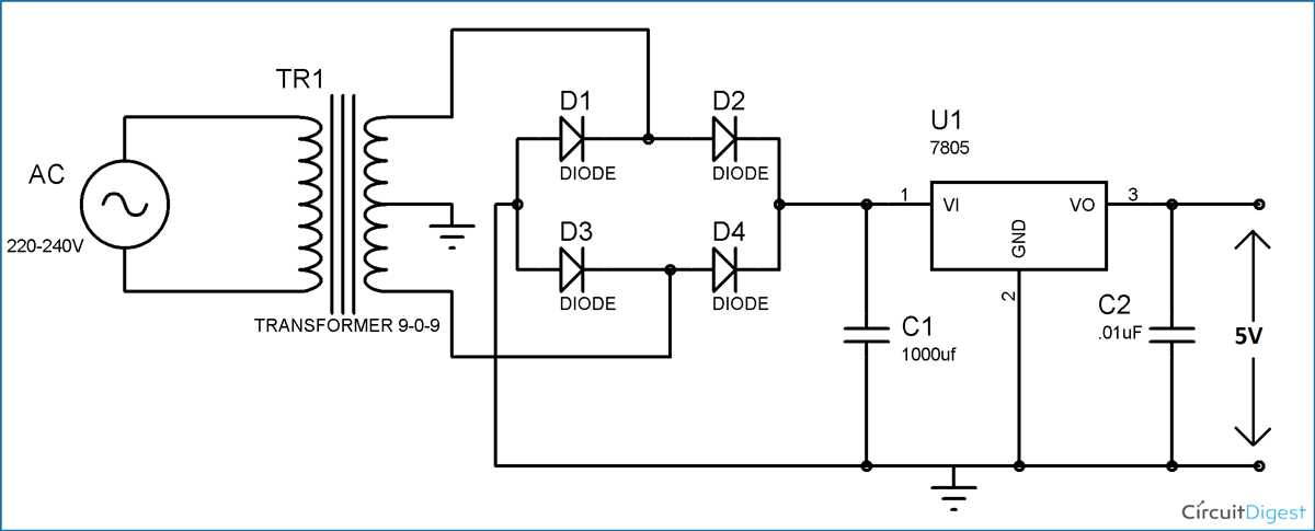 mobile charger circuit diagram free download
