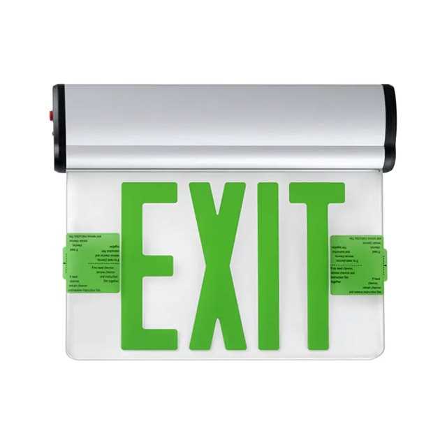 exit sign wiring diagram with battery