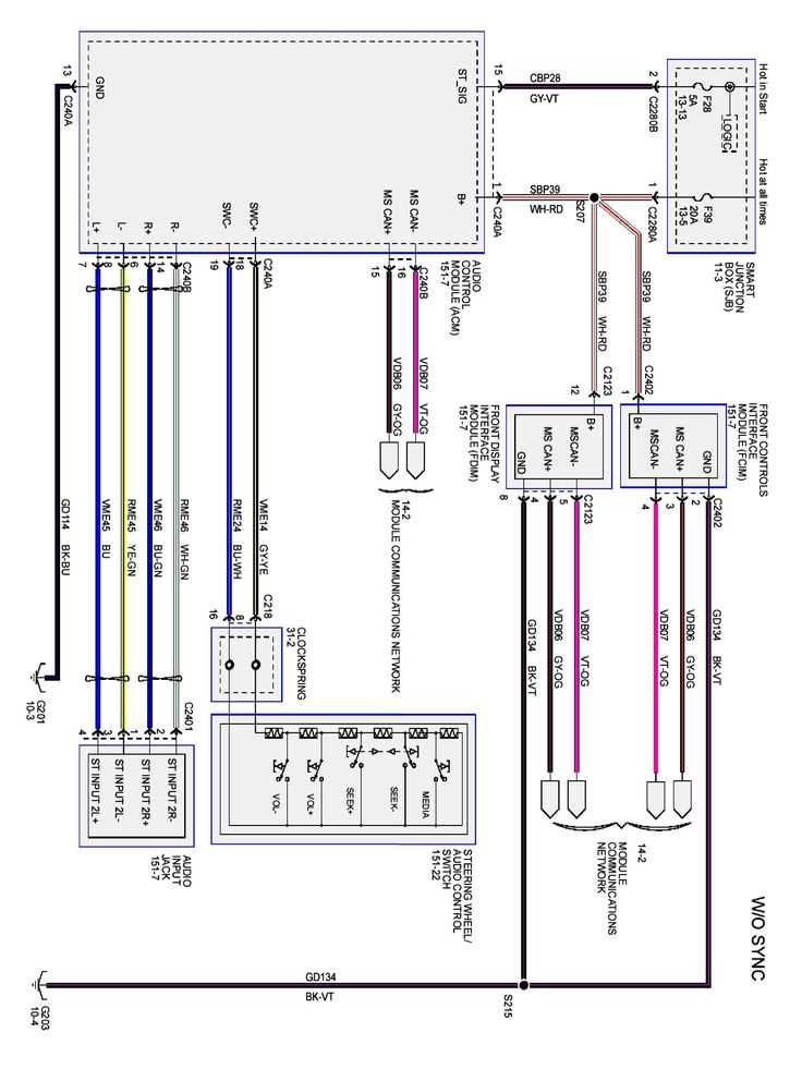 2003 ford focus stereo wiring diagram