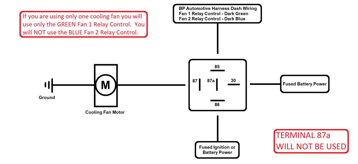 fan relay wiring diagram