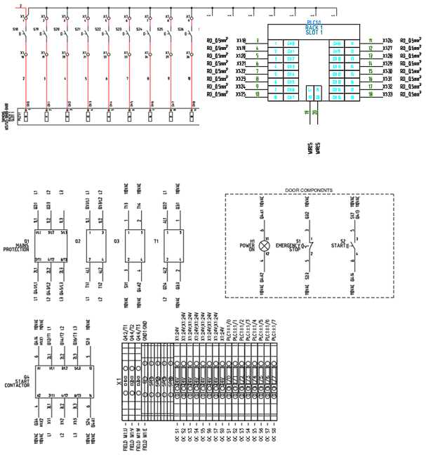electrical schematic diagram drawing