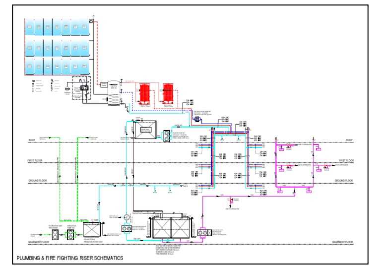 schematic diagram of plumbing system