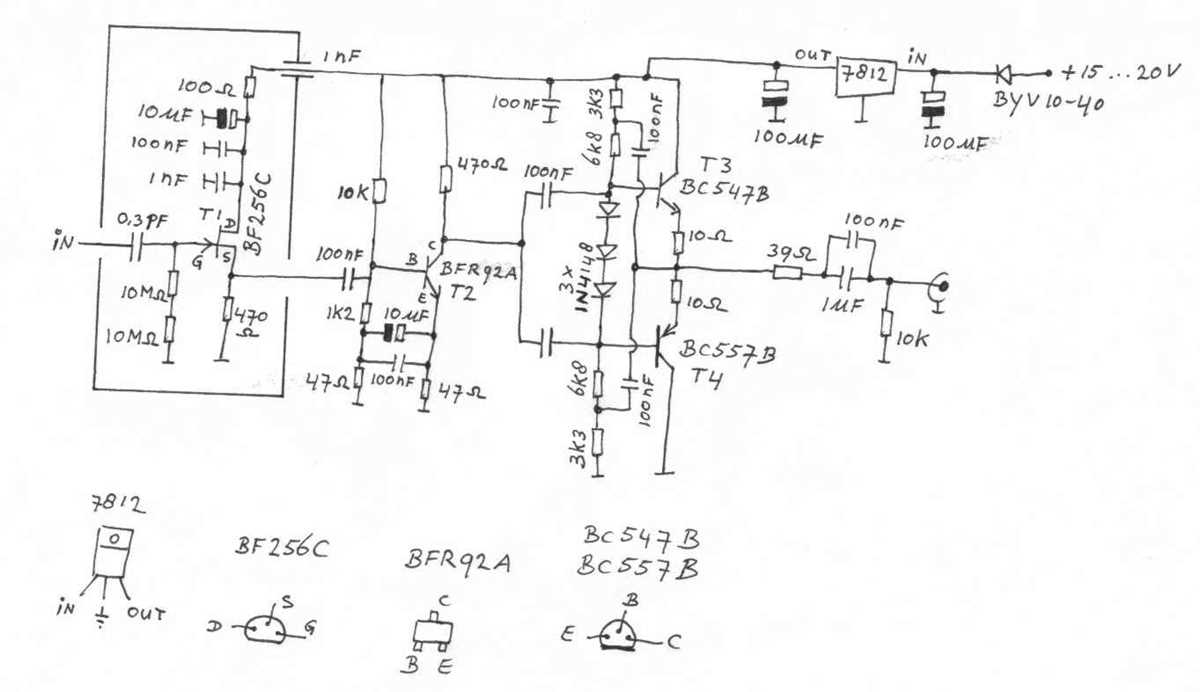 fet schematic diagram