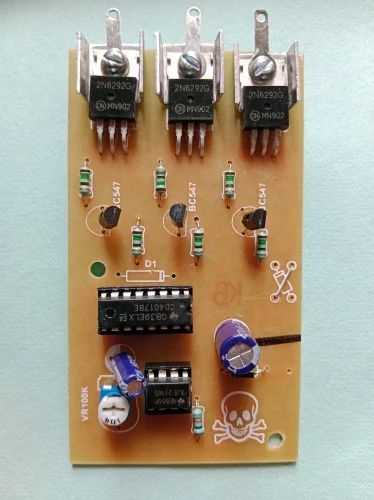 3 channel led chaser circuit diagram