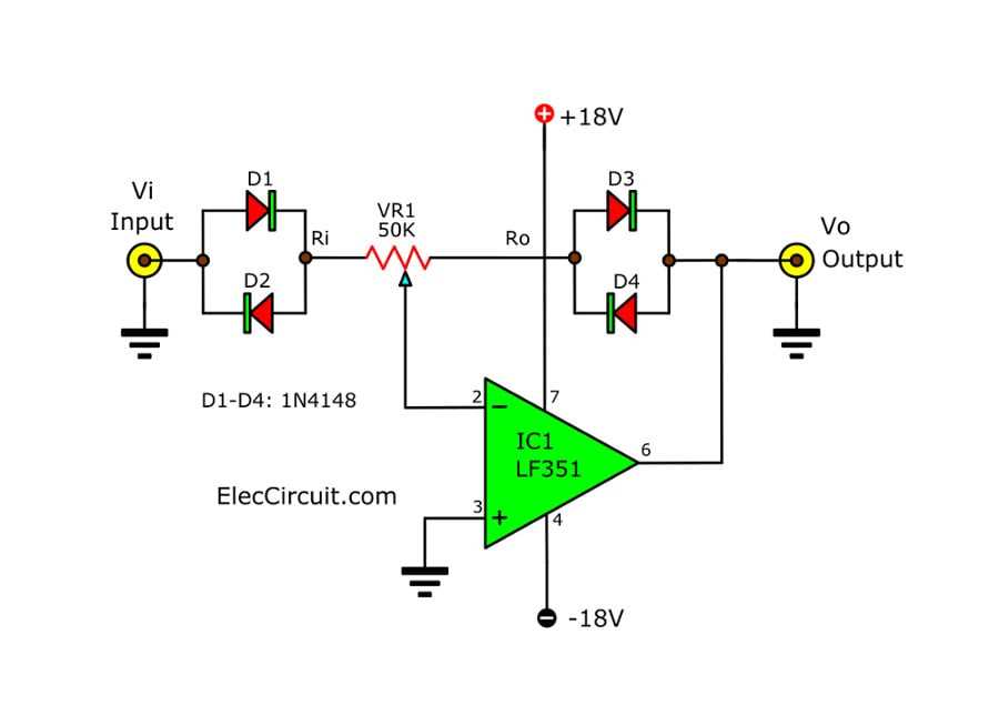 rf signal amplifier circuit diagram