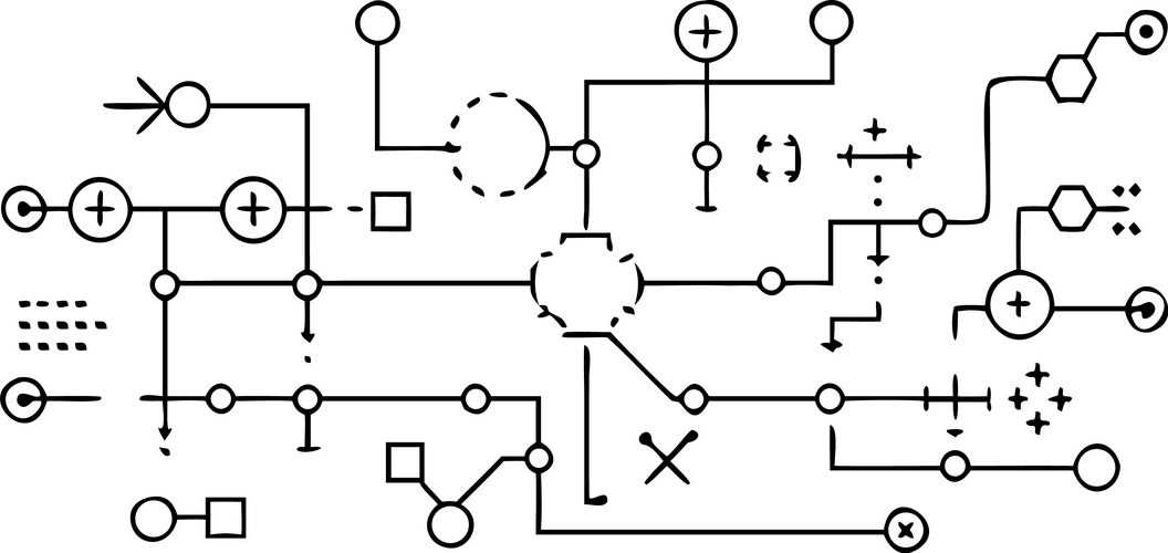 schematic diagram vector