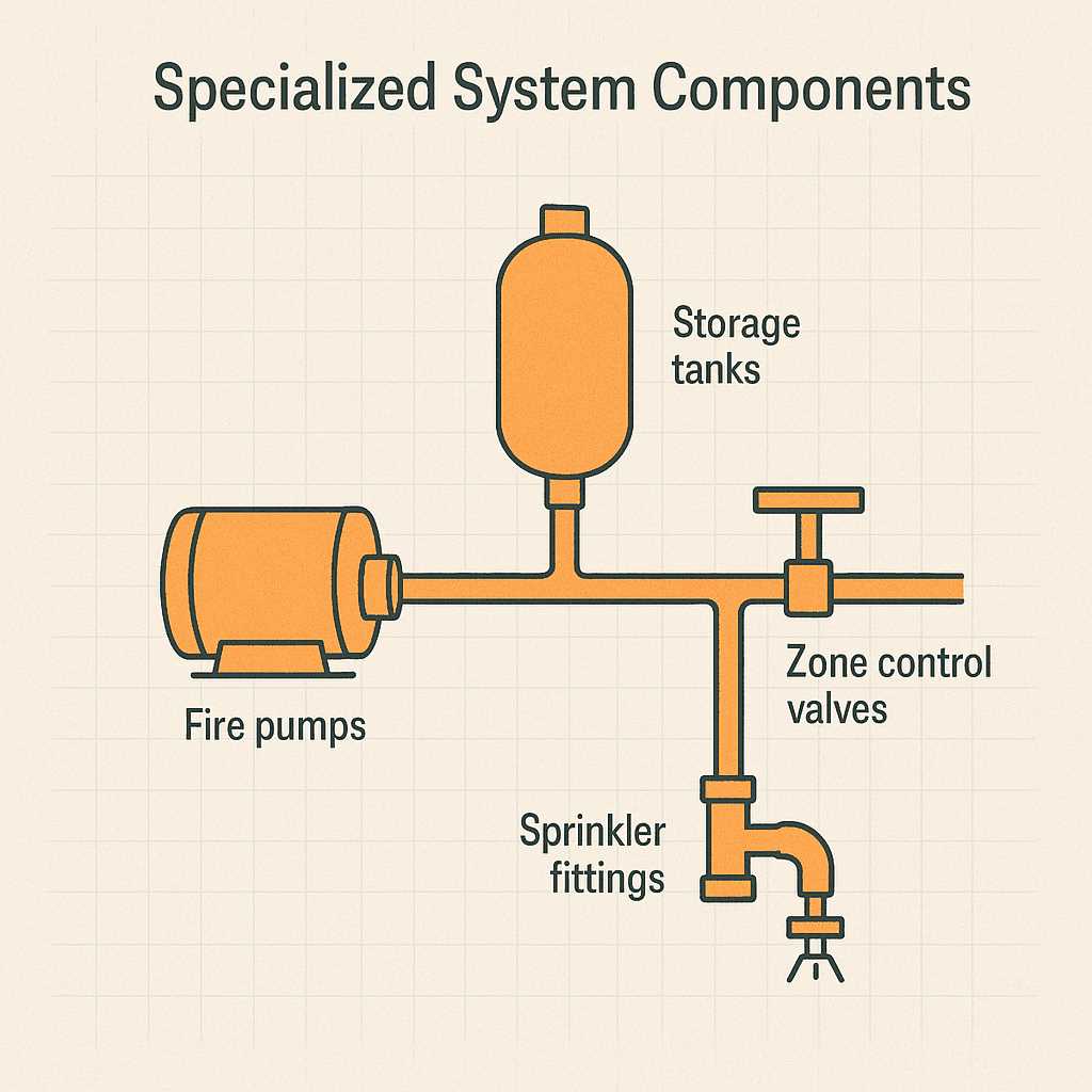 fire suppression system schematic diagram