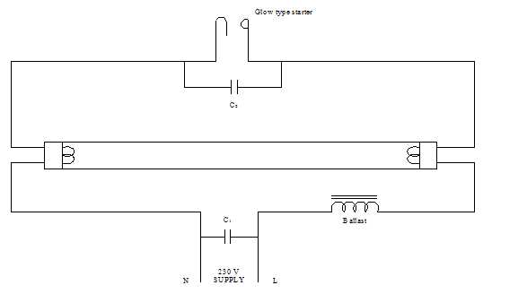 fluorescent circuit diagram fluorescent circuit diagram