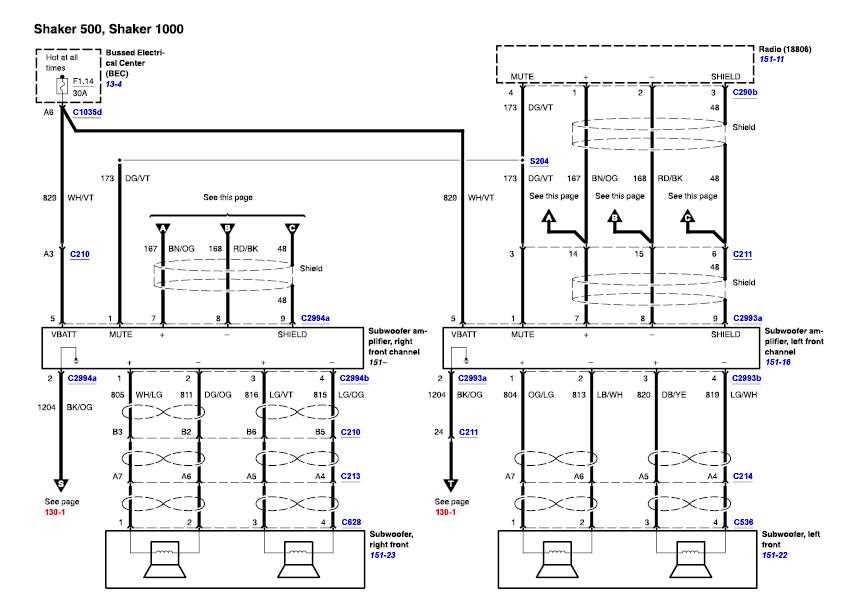 2000 mustang radio wiring diagram