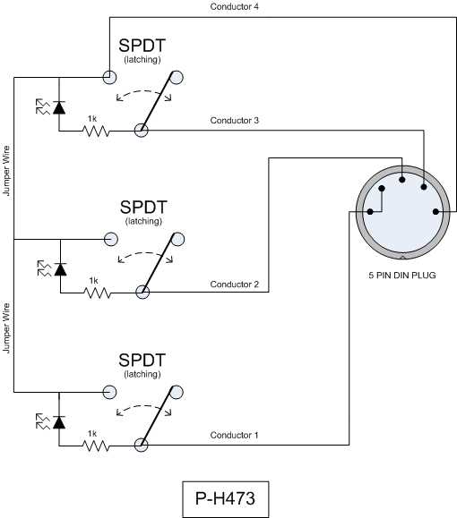 footswitch schematic diagram