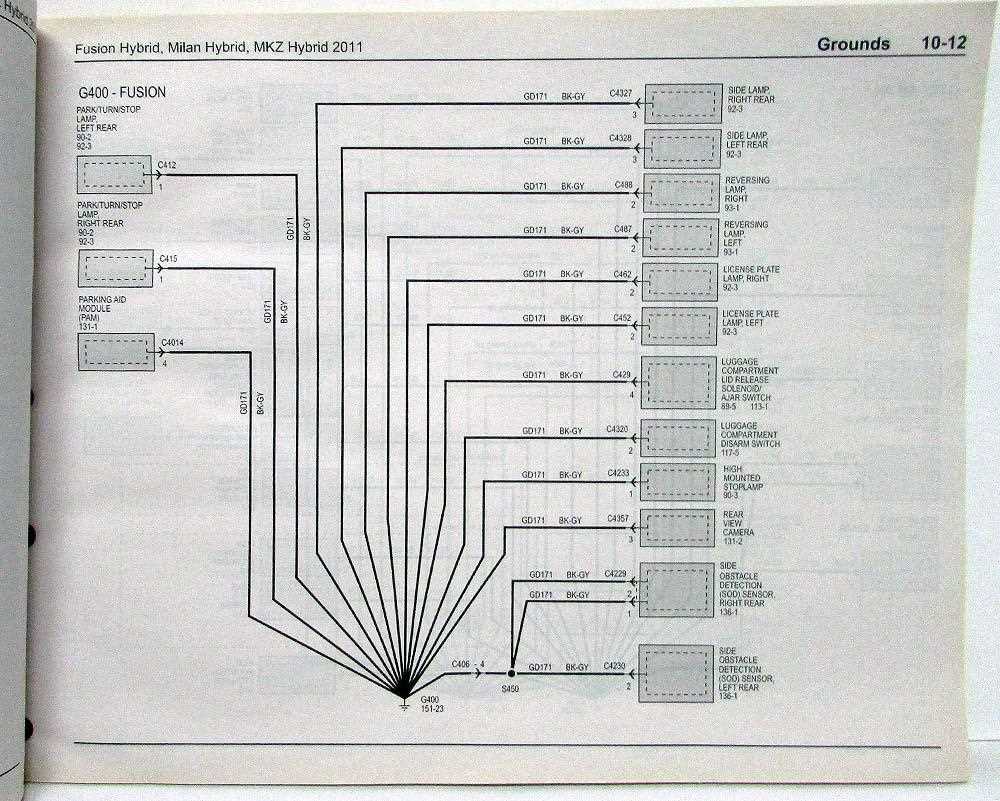 ford fusion radio wiring diagram