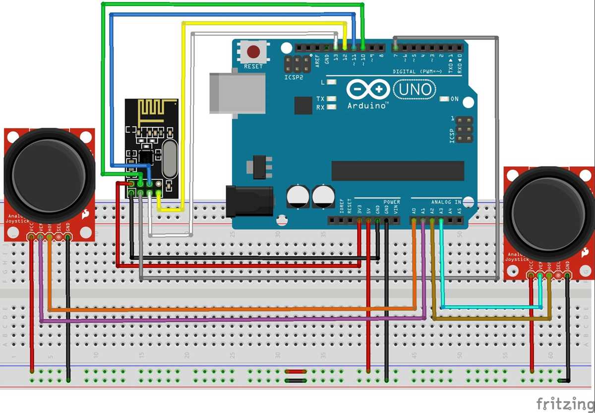 drone transmitter and receiver circuit diagram